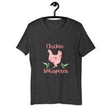 Load image into Gallery viewer, Chicken Whisperer Floral Short-Sleeve Unisex T-Shirt
