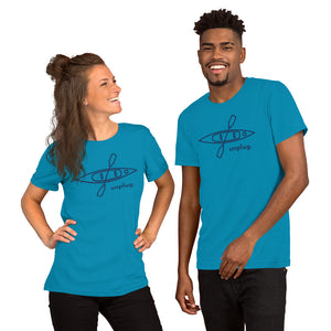 Unplug and Kayak Unisex T-shirt