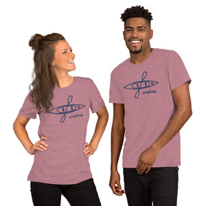 Unplug and Kayak Unisex T-shirt