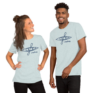 Unplug and Kayak Unisex T-shirt