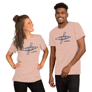 Unplug and Kayak Unisex T-shirt