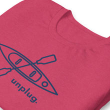 Load image into Gallery viewer, Unplug and Kayak Unisex T-shirt
