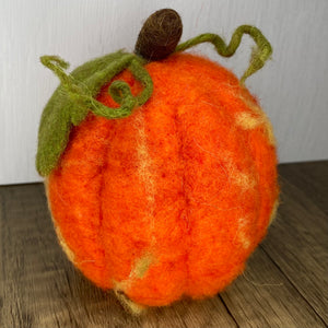 Henny+Roo Farmhome 5” Felted Pumpkin