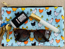 Load image into Gallery viewer, Happy Hens Zipper Pouch
