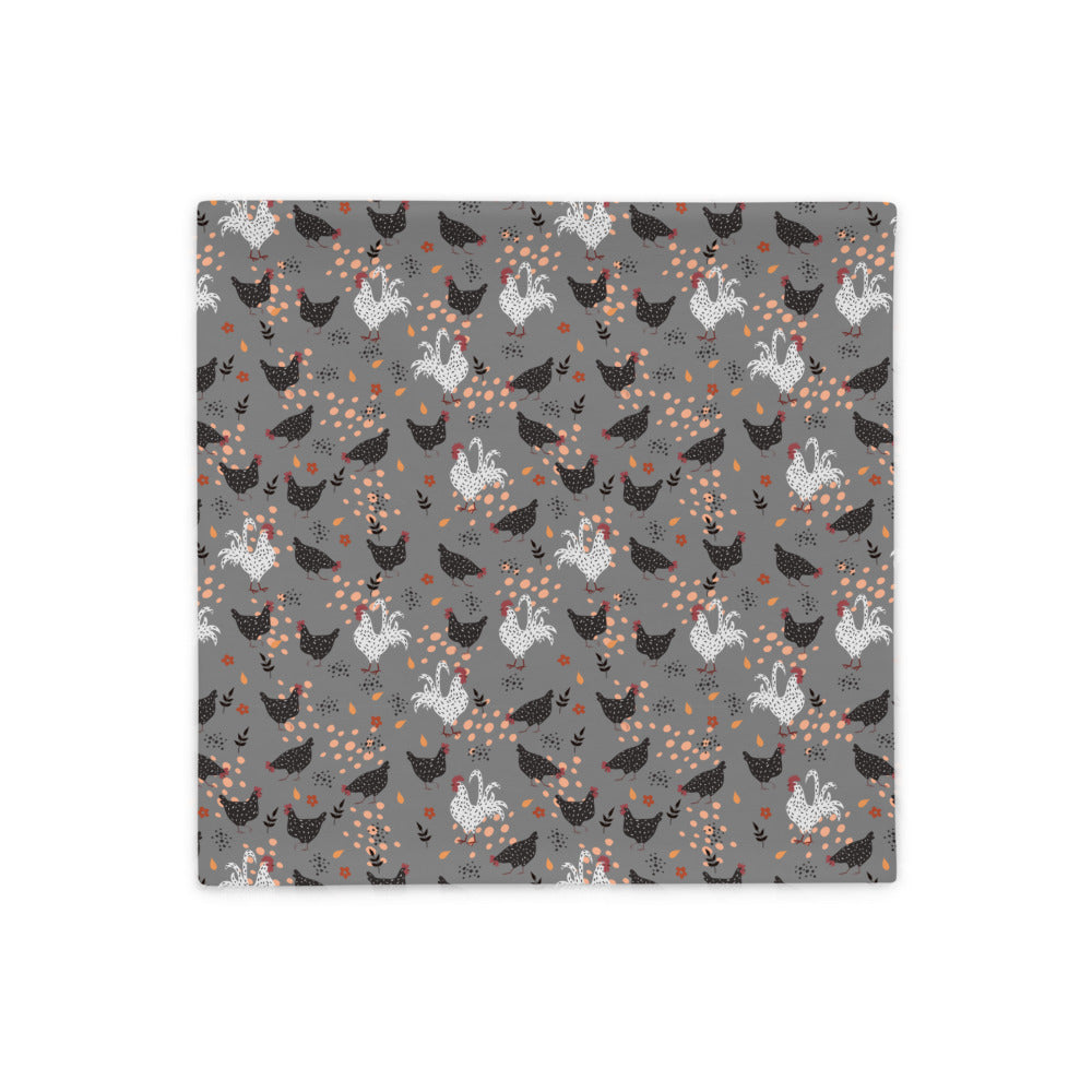 Hens & Roosters Pillow Case