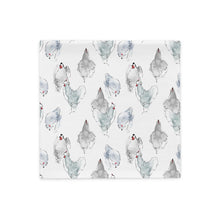 Load image into Gallery viewer, Watercolor Hens Pillow Case
