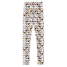 Load image into Gallery viewer, Chicken Print Youth Leggings
