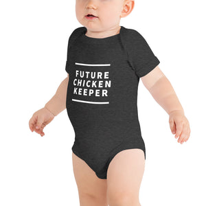 Future Chicken Keeper Short Sleeve Infant Onesie