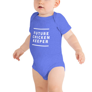 Future Chicken Keeper Short Sleeve Infant Onesie