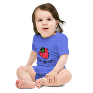 Homegrown Strawberry Baby Short Sleeve Onesie