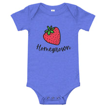 Load image into Gallery viewer, Homegrown Strawberry Baby Short Sleeve Onesie
