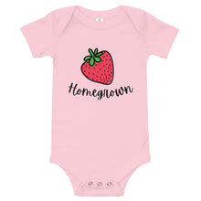 Load image into Gallery viewer, Homegrown Strawberry Baby Short Sleeve Onesie
