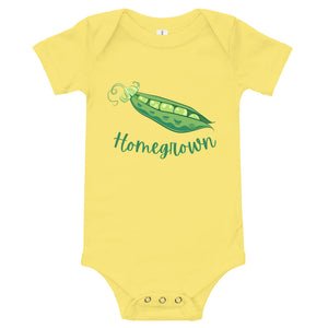 Homegrown Pea Pod Baby Short Sleeve Onesie