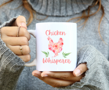 Load image into Gallery viewer, Chicken Whisperer Floral Mug
