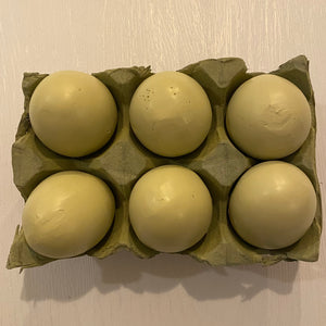 Set of 6 Resin Eggs