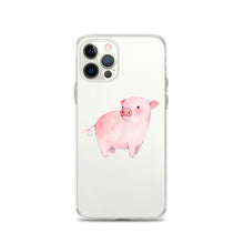 Load image into Gallery viewer, Watercolor Piglet iPhone Case
