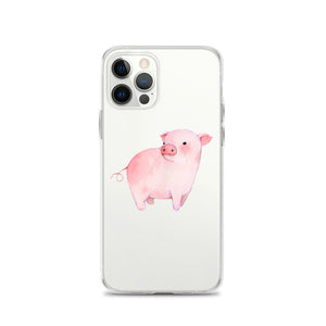 Watercolor Piglet iPhone Case