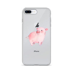 Watercolor Piglet iPhone Case