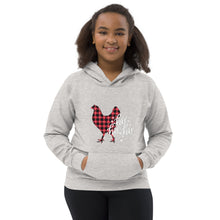 Load image into Gallery viewer, Ho Ho Ho Christmas Chicken Kids Hoodie
