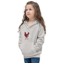 Load image into Gallery viewer, Ho Ho Ho Christmas Chicken Kids Hoodie
