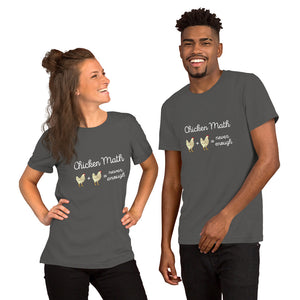 Chicken Math Short-Sleeve Unisex T-Shirt