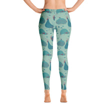 Load image into Gallery viewer, Teal Hen Leggings
