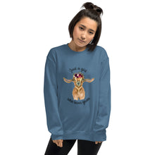 Load image into Gallery viewer, Just a Girl Who Loves Goats Unisex Sweatshirt
