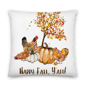 Happy Fall Y’All Pillow