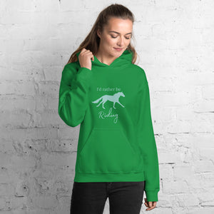 I'd Rather Be Riding Unisex Hoodie