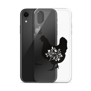 Floral Hen iPhone Case
