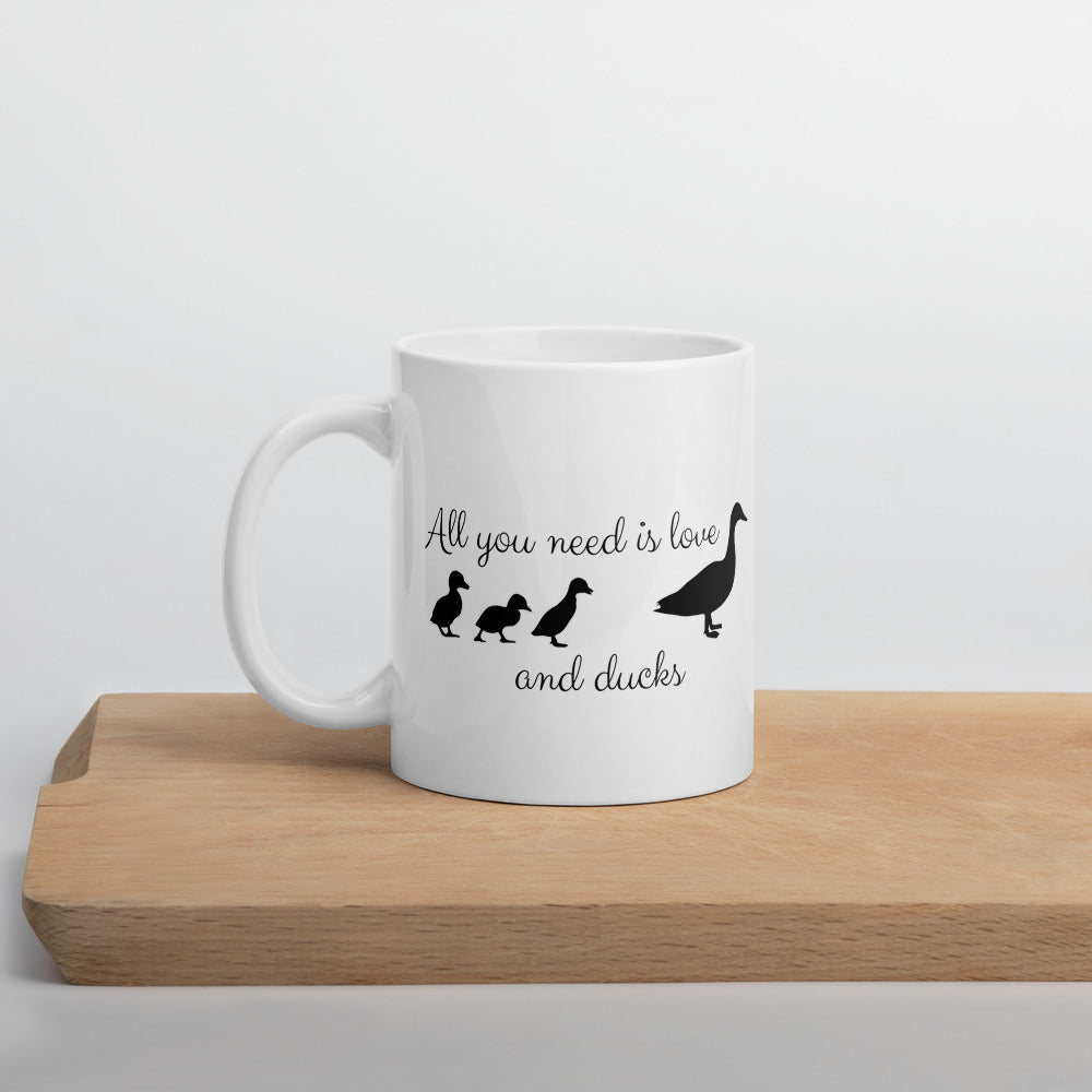 All You Need Is Love and Ducks Mug