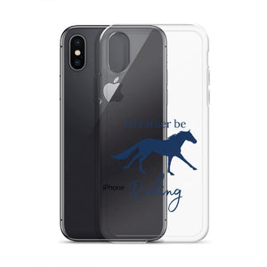 I'd Rather Be Riding iPhone Case