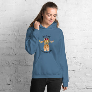 Just a Girl Who Loves Goats Unisex Hoodie