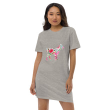Load image into Gallery viewer, Floral Goat Ladies Organic Cotton Sleep Shirt
