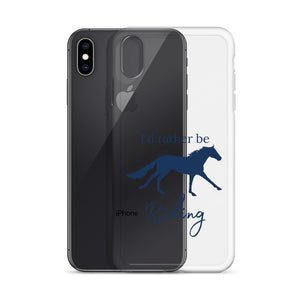 I'd Rather Be Riding iPhone Case