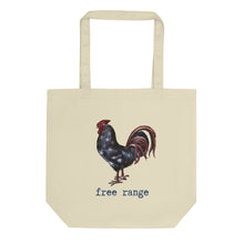 Load image into Gallery viewer, Free Range Rooster Eco Tote Bag
