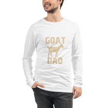 Load image into Gallery viewer, Goat Dad Unisex Long Sleeve Tee
