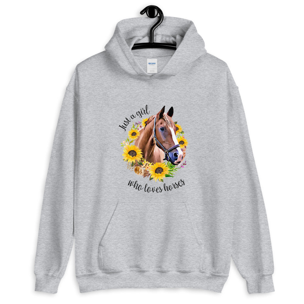 Just a Girl Who Loves Horses Unisex Hoodie