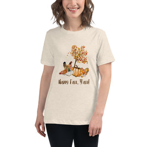 Happy Fall, Y'All Women's Relaxed T-Shirt