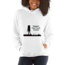 Load image into Gallery viewer, Support Your Local Farmer Unisex Hoodie
