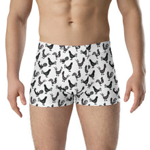 Load image into Gallery viewer, Repeating Roosters Boxer Briefs
