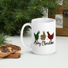 Load image into Gallery viewer, Merry Christmas Chickens Mug
