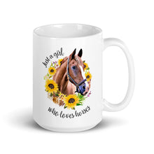 Load image into Gallery viewer, Just a Girl Who Loves Horses Mug
