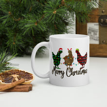 Load image into Gallery viewer, Merry Christmas Chickens Mug
