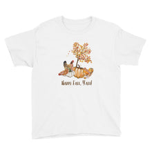 Load image into Gallery viewer, Happy Fall Y’All Unisex Youth Short Sleeve T-Shirt

