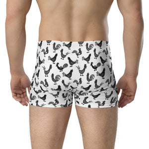 Repeating Roosters Boxer Briefs