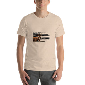 Patriotic Goat Short-Sleeve Unisex T-Shirt