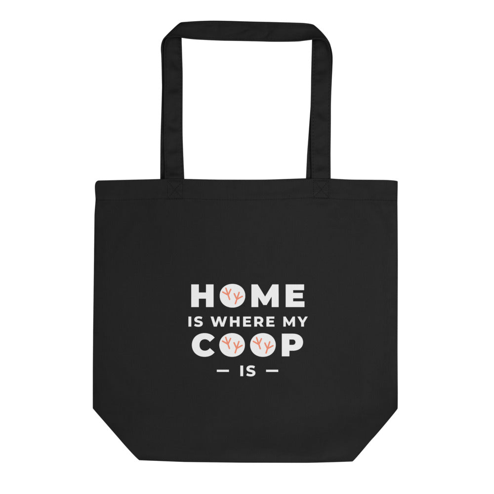 Home Is Where My Coop Is Eco Tote Bag