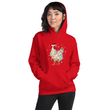 Load image into Gallery viewer, Holiday Lights Chicken Unisex Hoodie
