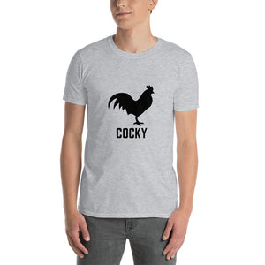 Cocky Rooster Short-Sleeve Unisex T-Shirt